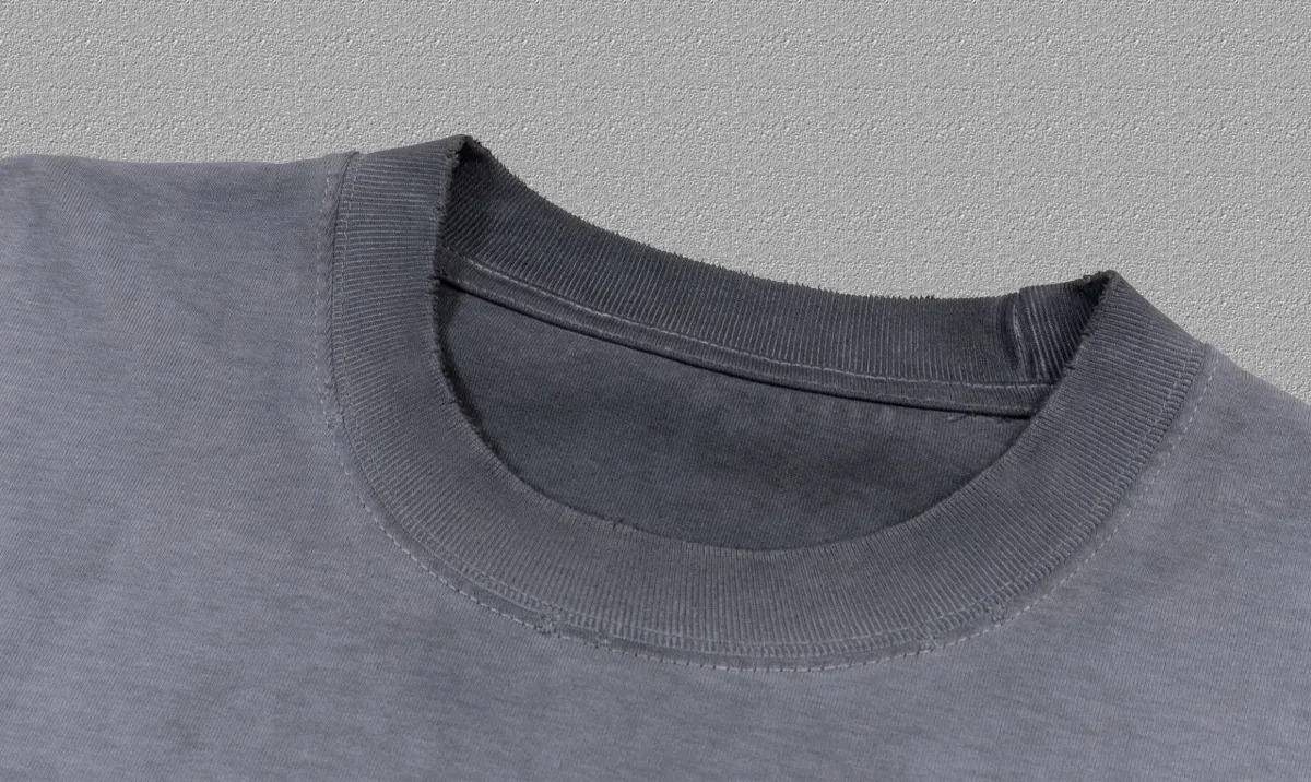 P90✨🔥 [balenciaga] 2026FW Paris lettering short-sleeved T-shirt Premium 26s double yarn 300g fabric, washed and sprayed with old and frayed craftsmanship Color: washed brown, washed Purple, washed Gray Size: S M L XL 2XL